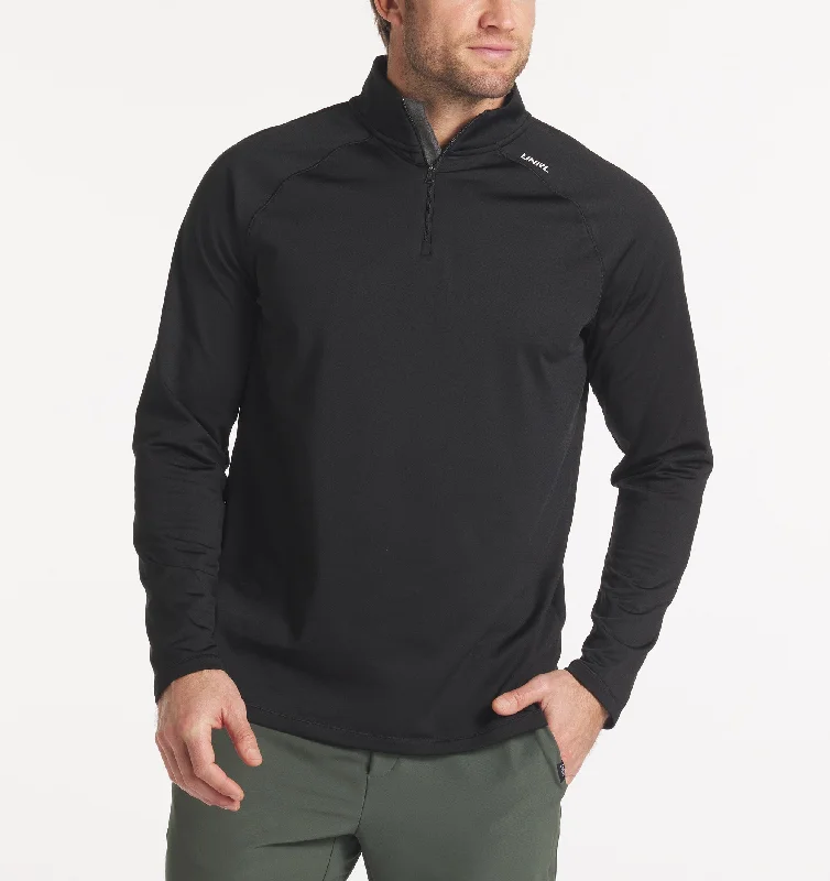 Men's Hoodies with Quilted LiningInterlock Quarter Zip