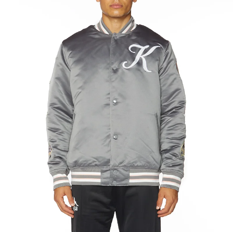 Warm Men's Down JacketsLogo Jasper Bomber Jacket - Grey