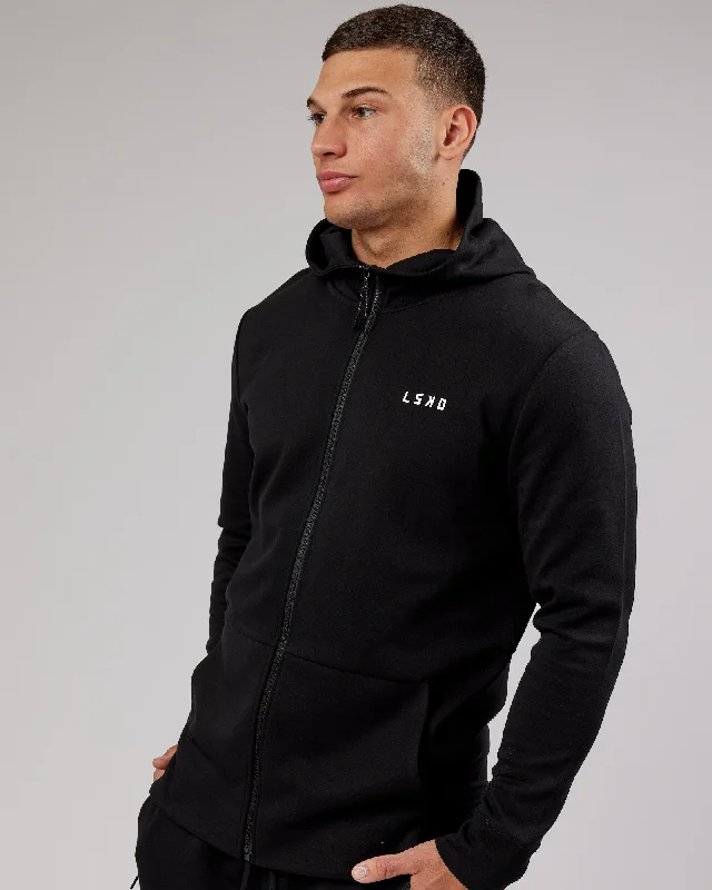 Weather-Ready Men's HoodiesAthlete ForgedFleece Zip Up Hoodie - Black