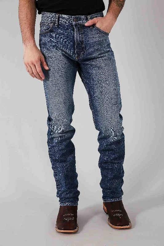 Wide-Leg Men's JeansLuke Mid Wash