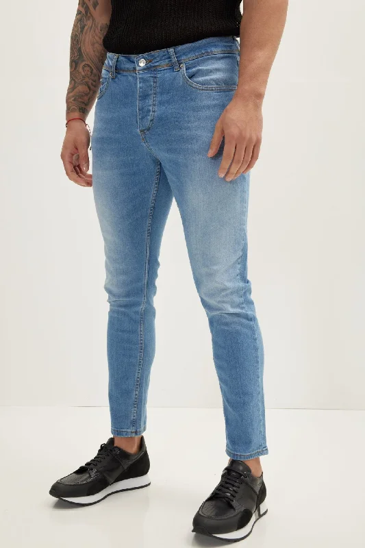 Sustainable Eco-Friendly Men's JeansClassic Slim Fit Jean - Ice Blue