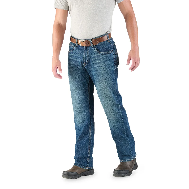 Men's Jeans with a Distressed LookHighland Flex Relaxed Fit Bootcut Jean