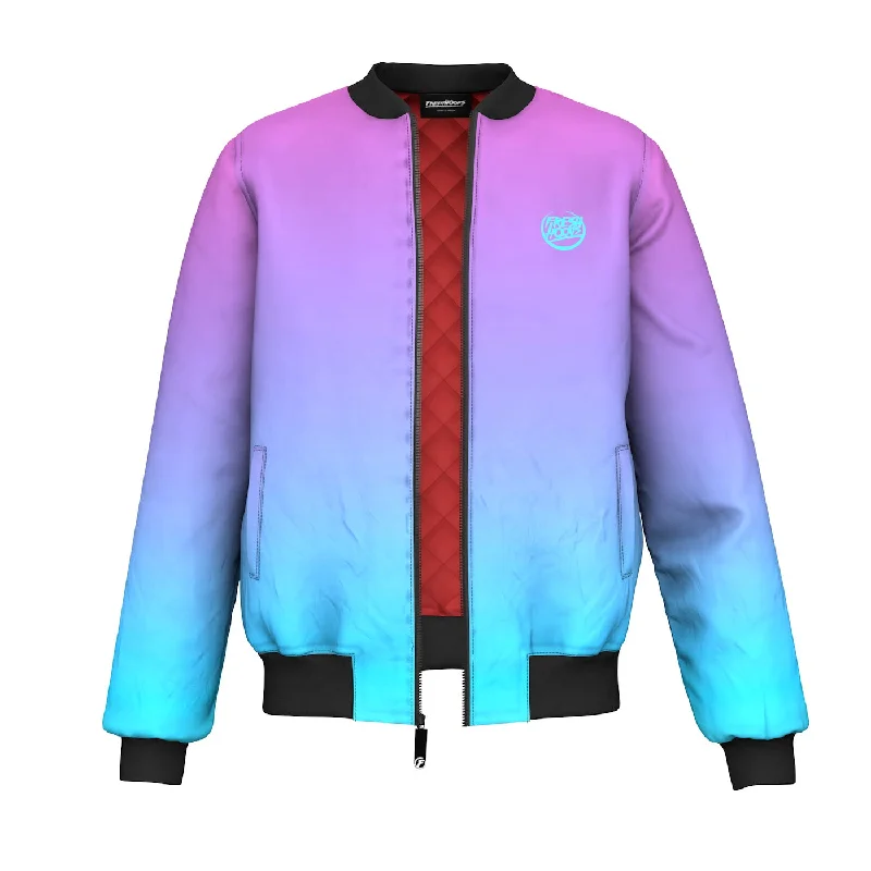 Men's Coats for RunningPurple Ice Bomber Jacket