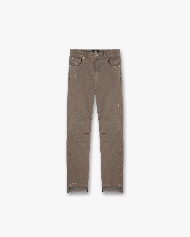 Men's Straight-Leg JeansR2 Stepped Hem Denim - Sandstorm