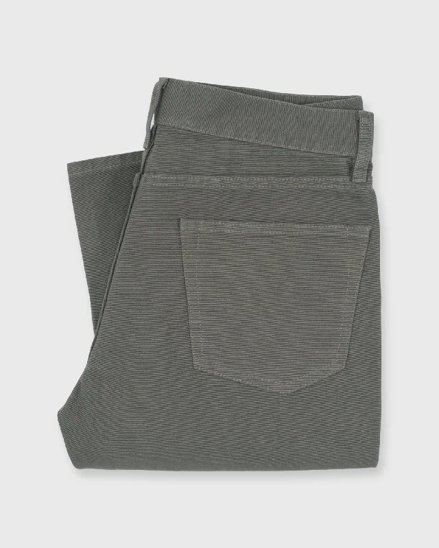 Men's Straight-Leg Jeans in Dark WashSlim Straight 5-Pocket Pant in Moss Canvas