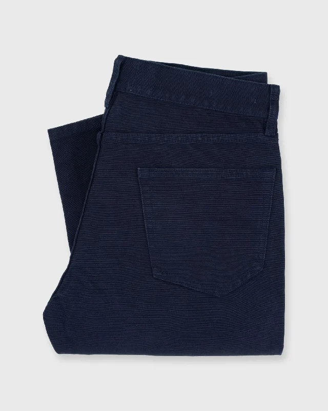 New Arrival Designer Men's JeansSlim Straight 5-Pocket Pant in Navy Canvas