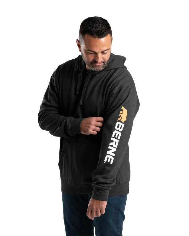 Men's Hoodies for SpringSignature Sleeve Hooded Pullover