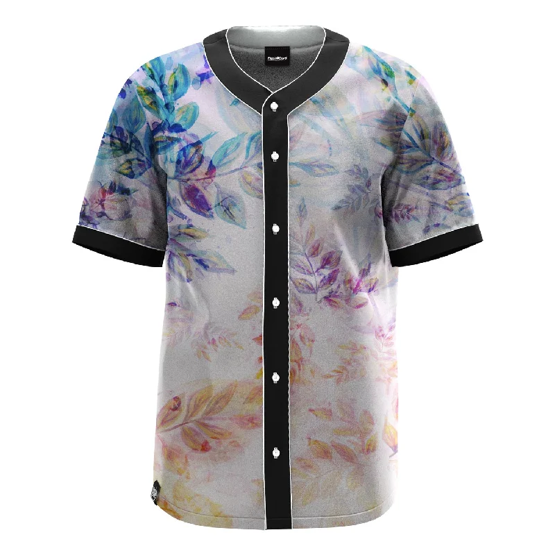 Men's Shirts with Raw-Edge HemlinesSunset Bloom Jersey