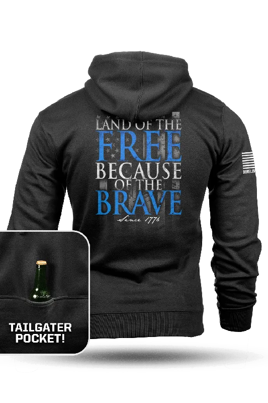 Men's Hoodies for Tall MenBecause of the Brave - Tailgater Hoodie