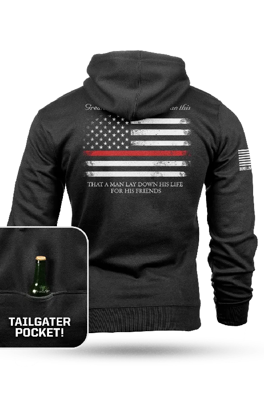 Men's Hoodies for LoungingThin Red Line - Tailgater Hoodie