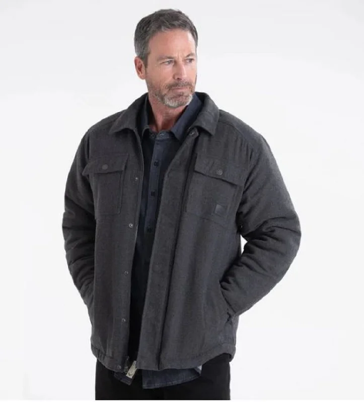 Men's Coats with Hand WarmersThorogood Men's Merrill Heavyweight Berber-Lined Zip Shirt Jacket