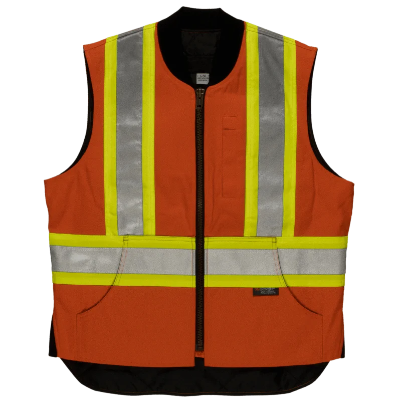 Men's Coats for SnowboardingTough Duck Men's Class 2 Reflective Safety Vest