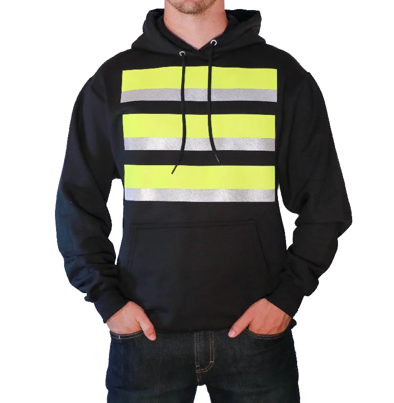 Men's Hoodies for Cold WeatherWhistle Workwear Safety Hoodie_Black