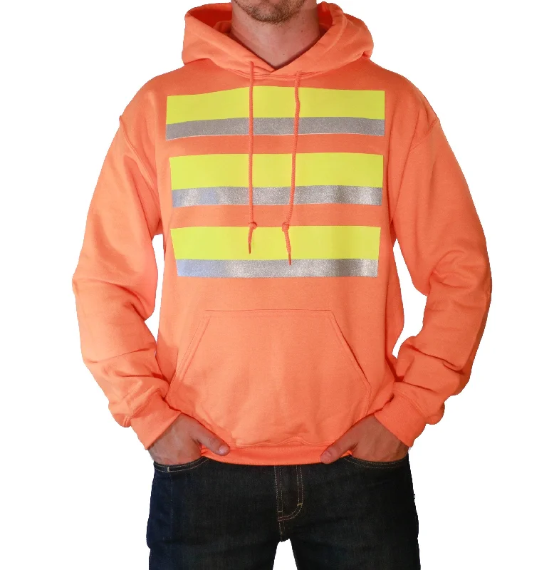 Men's Hoodies with Appliqué DetailsWhistle Workwear Safety Hoodie_Safety Orange