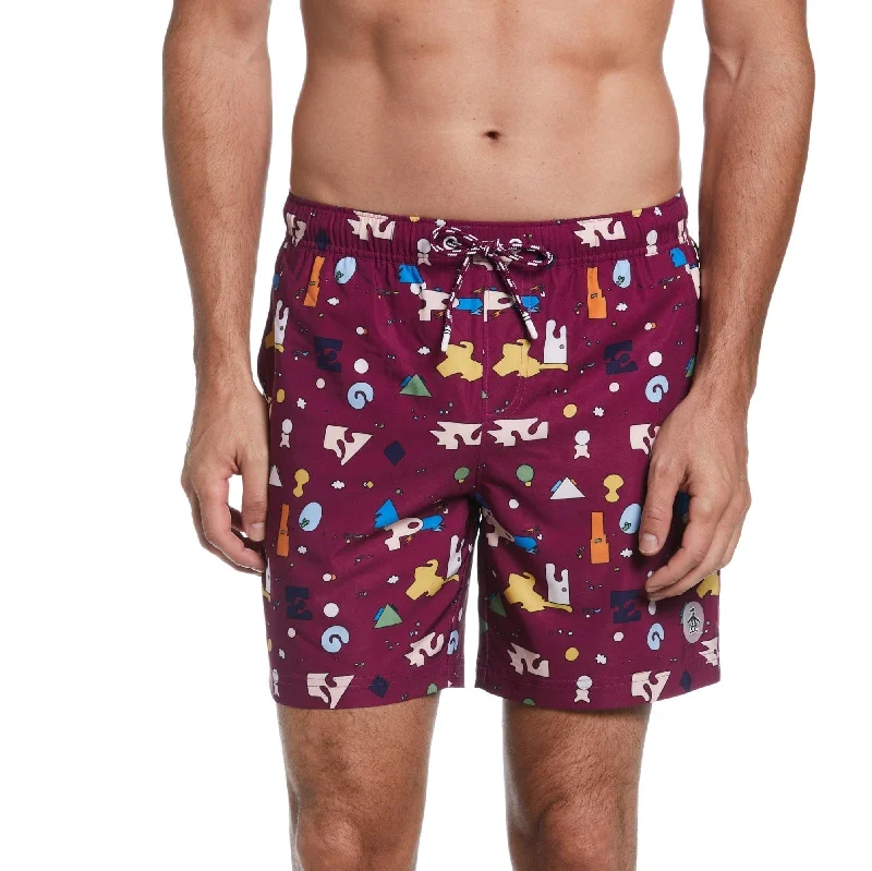 Jethro Haynes Print Stretch Swim Short