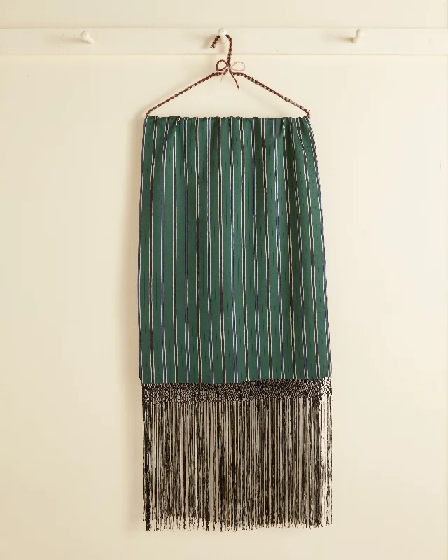 Alumni Stripe Dinner Scarf - Green