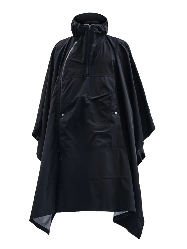 Men's Coats with Ventilationarin poncho black