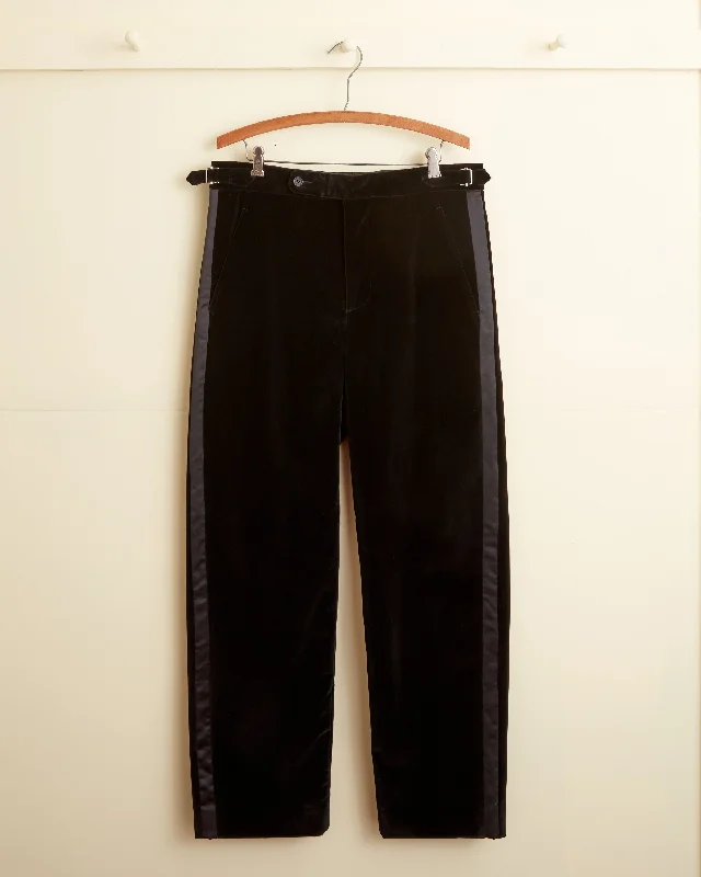 Black Tulip Tuxedo Trousers