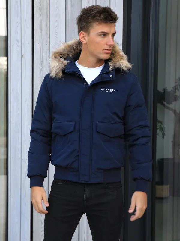 Men's Coats with Chest PocketsToronto Coat - Navy