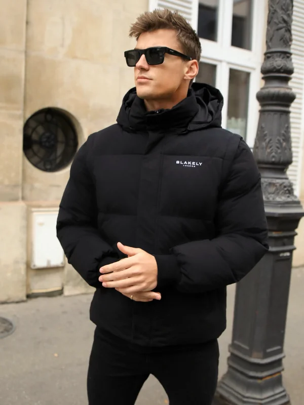 Men's Coats with Synthetic InsulationUltimate Multiway Puffer Coat - Black