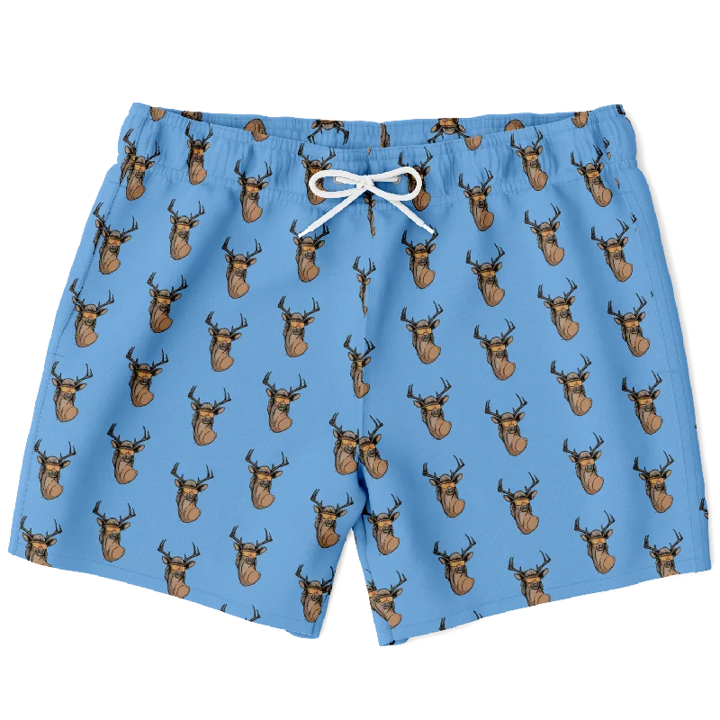 Deer Mullet 2.0 Swim Trunks - Blue