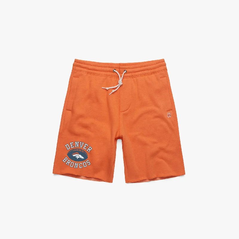 Men's Tapered Pants for a Slimming EffectDenver Broncos Pigskin Sweat Shorts