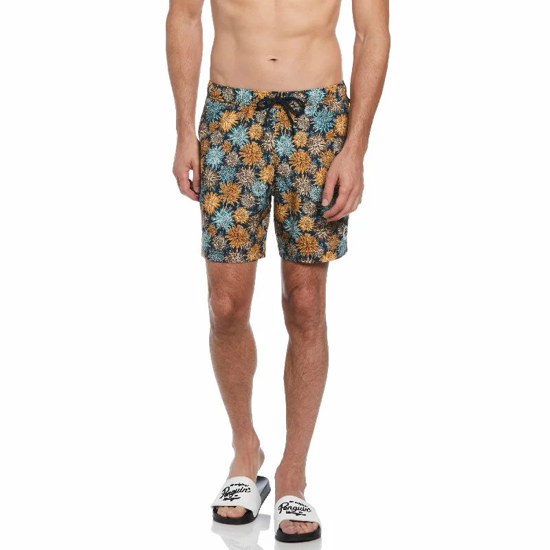 Floral Print Swim Short