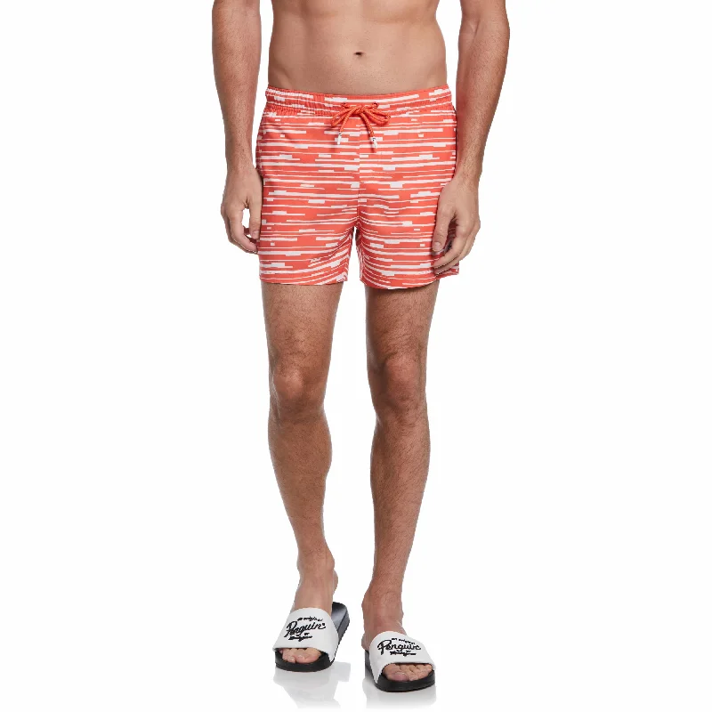 Glitch Print Swim Short