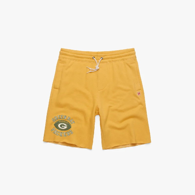 Men's Pants with Embroidered DesignsGreen Bay Packers Pigskin Sweat Shorts