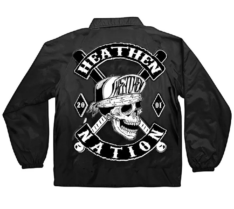 Men's Coats for Skinny MenMen's Heathen Nation Windbreaker