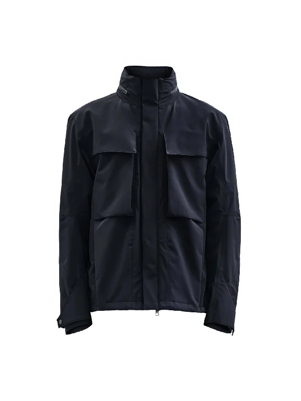 Men's Coats with Reflective Stripesiratxo graphene jacket black