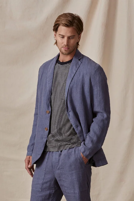 Men's Coats with Magnetic ClosuresJOSHUA LINEN BLAZER