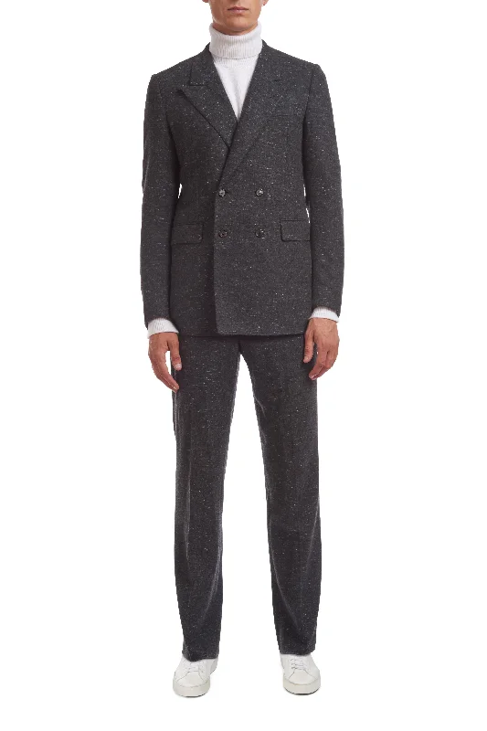 Men's Coats with Convertible CollarsKingsley Jacket in Dark Grey Cashmere