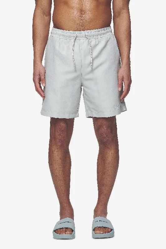 Logo Swim Shorts Pearl Grey