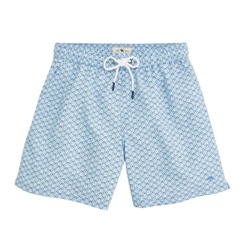 Oyster Roast Swim Trunk - Delicate Blue