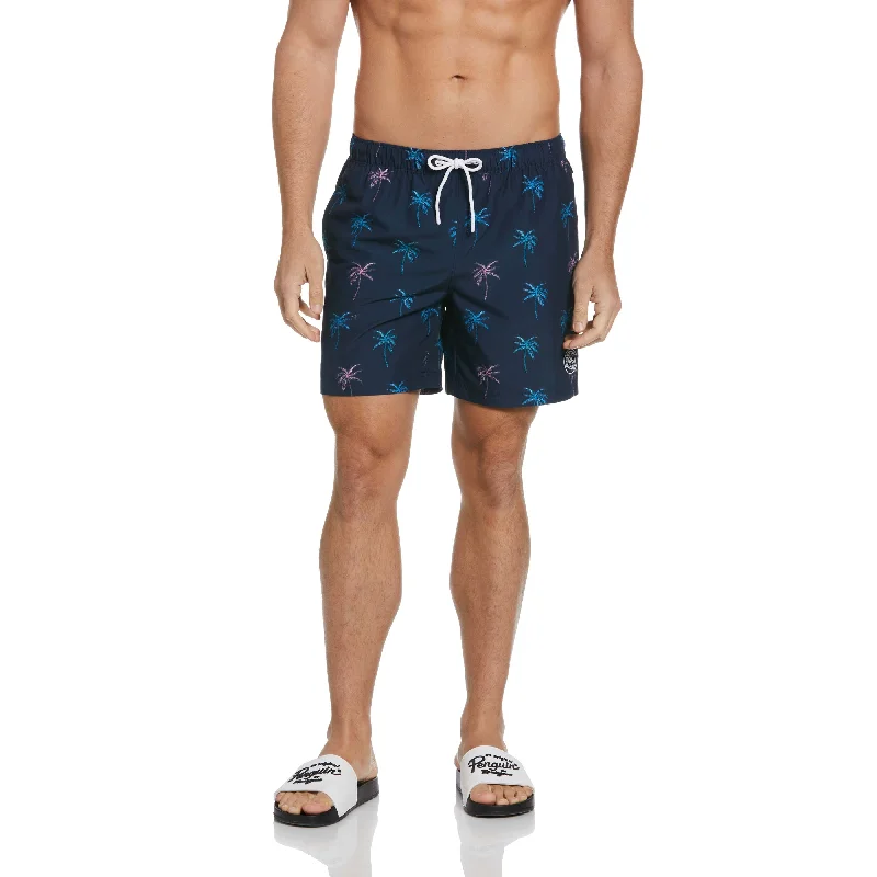 Palm Print Swim Short