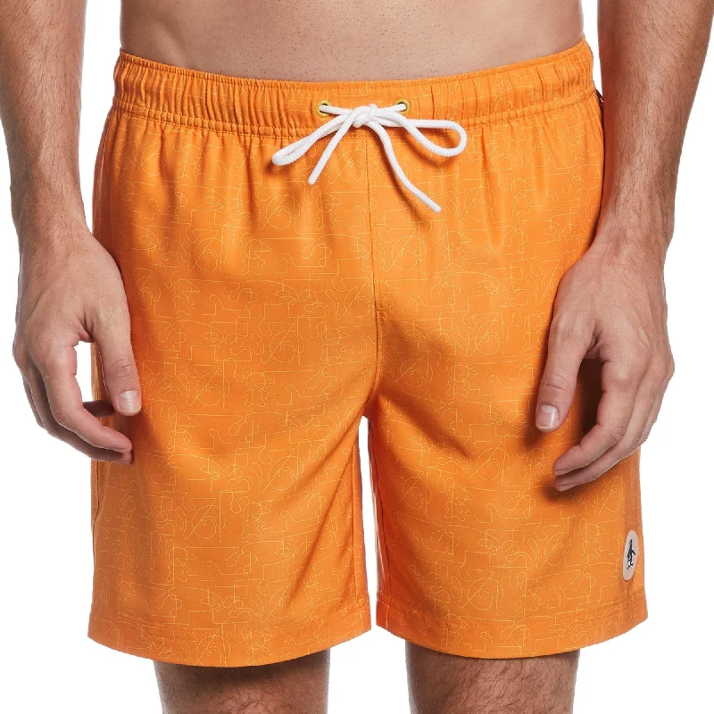 Jethro Haynes Pattern Stretch Swim Short