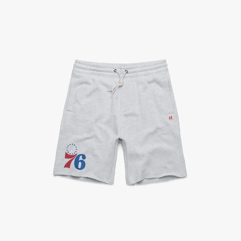 Men's Pants with Hidden ButtonsPhiladelphia 76ers Logo Sweat Shorts