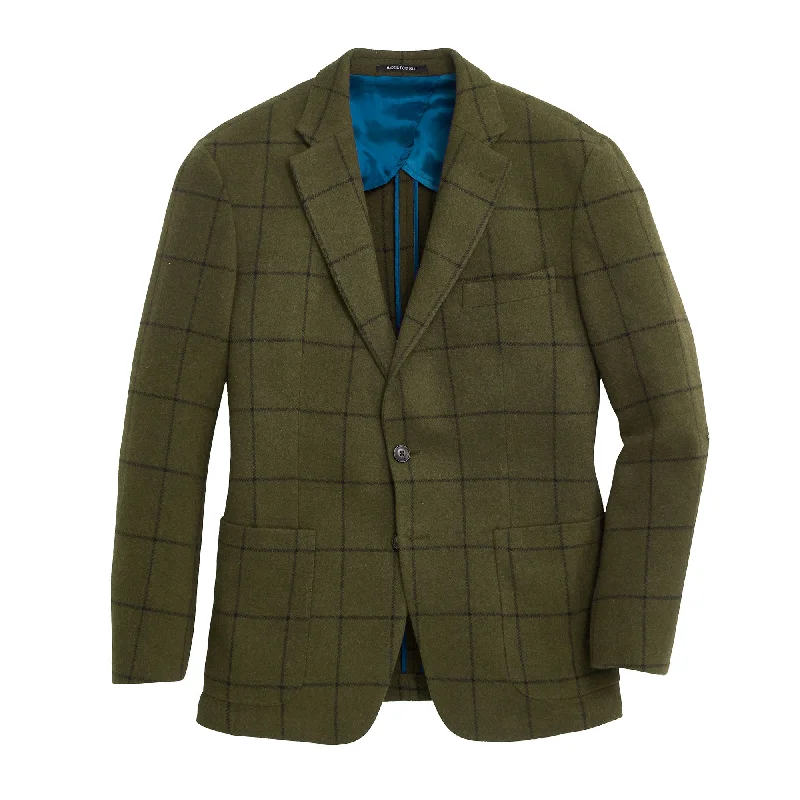 Men's Coats with Relaxed FitsPine Grove Windowpane Sport Coat