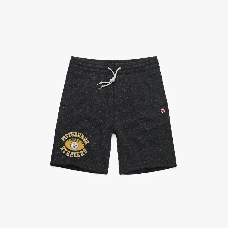 Men's Patterned Pants with StripesPittsburgh Steelers Pigskin Sweat Shorts