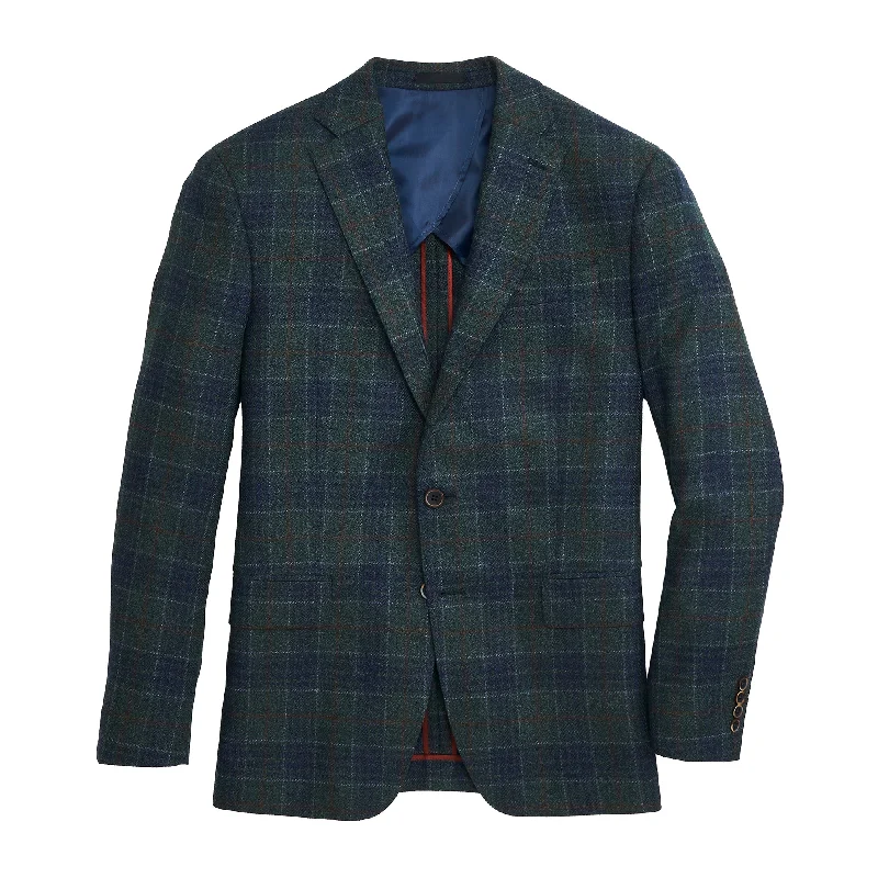 High-Quality Men's Duffle CoatsLoro Piana Posy Plaid Sport Coat - Posy Green