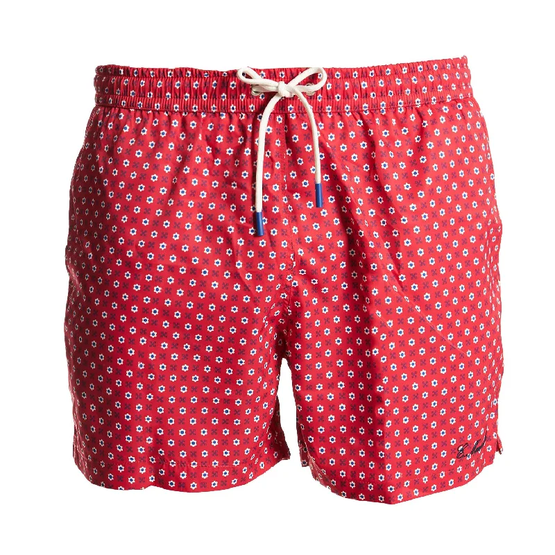 RED SWIM SHORTS