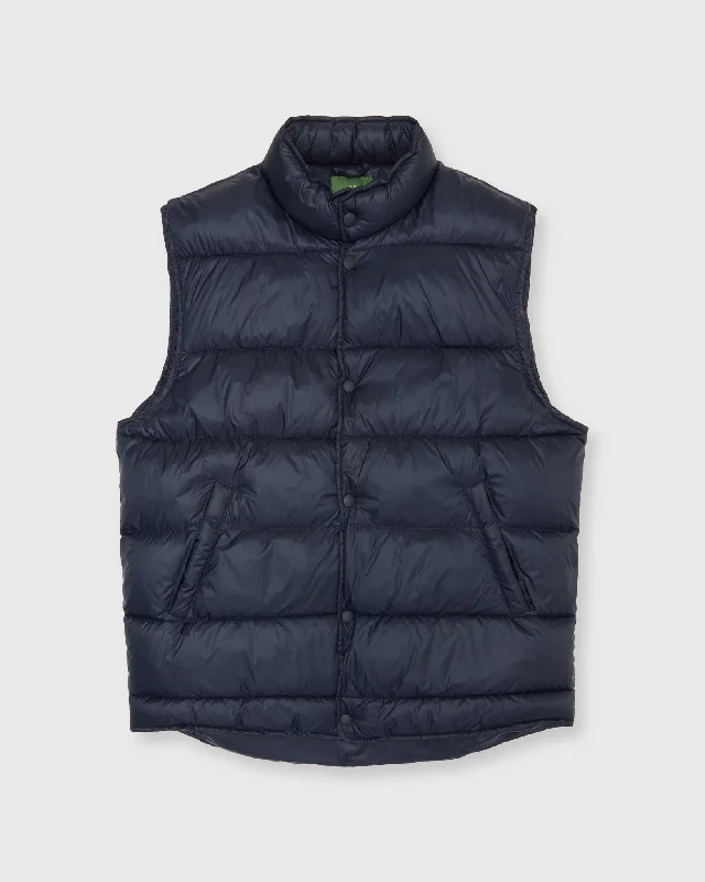 Men's Coats with Hidden PocketsCashball Traveler's Vest in Navy Nylon