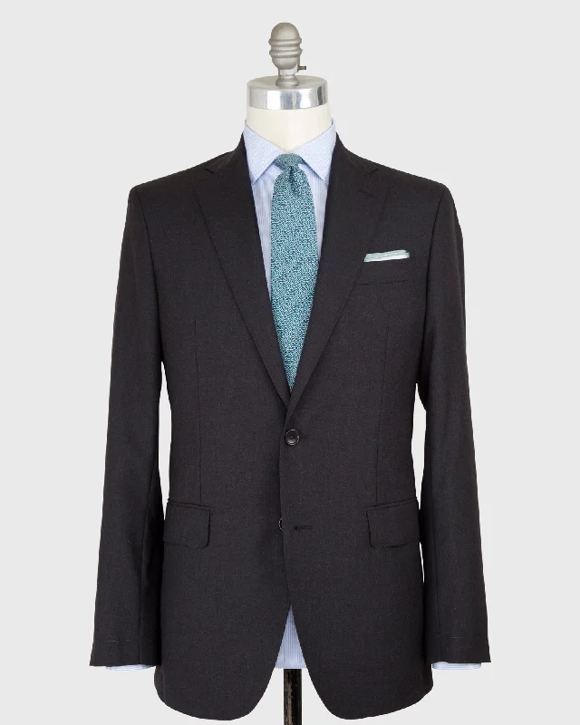 Functional Men's Ski JacketsKincaid No. 2 Suit in Charcoal Plainweave