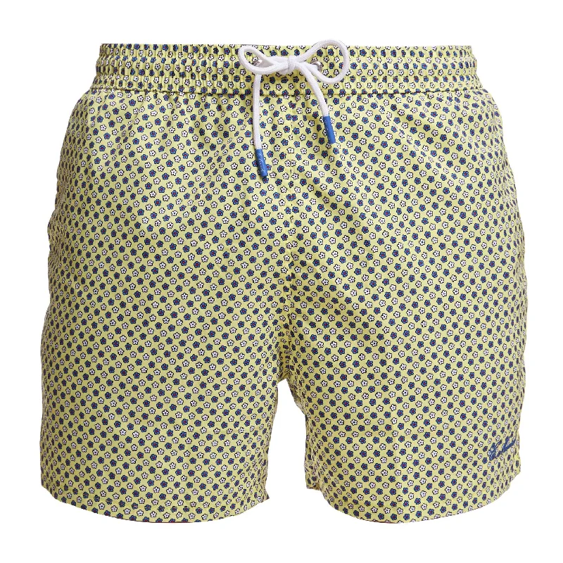 YELLOW SWIM SHORTS