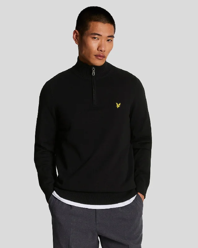 Weather-Resistant and Durable Men's Sportswear1/4 Zip Jumper