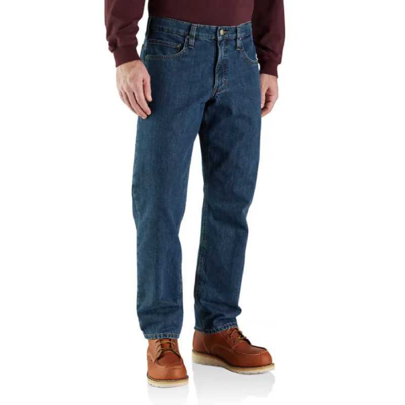 Men's Pants with Water-Resistant FabricCarhartt Men's Relaxed Fit Flannel Lined 5-Pocket Jean