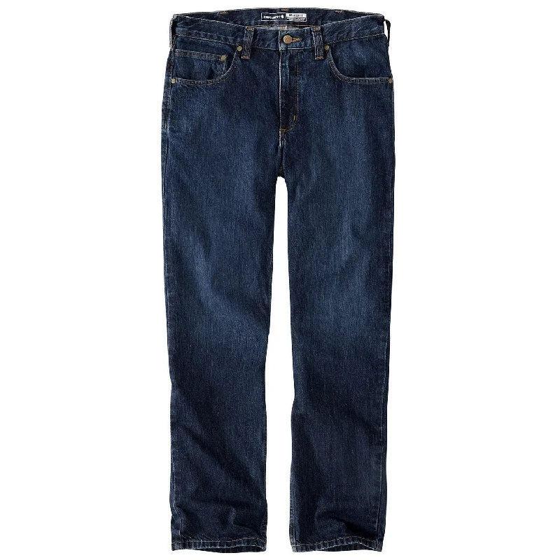 Men's Pants with Adjustable WaistbandsCarhartt Men's Relaxed Fit Straight Leg 5-Pocket Jean