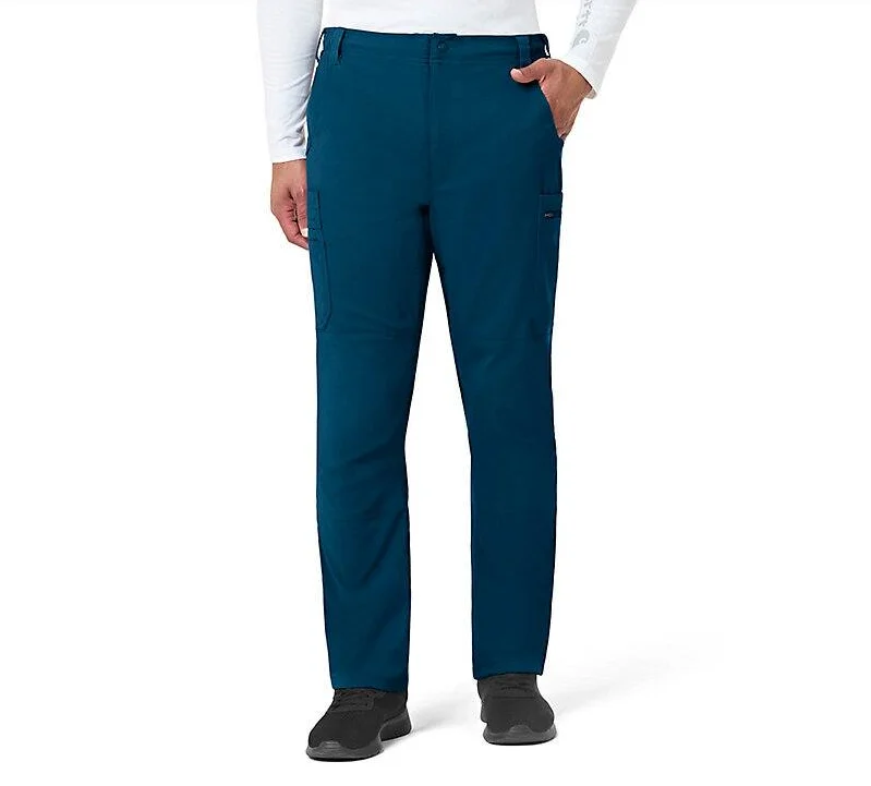 Men's Skinny Jeans for a Trendy LookCarhartt Men's Rugged Flex® Peak Cargo Scrub Pant_Caribbean Blue