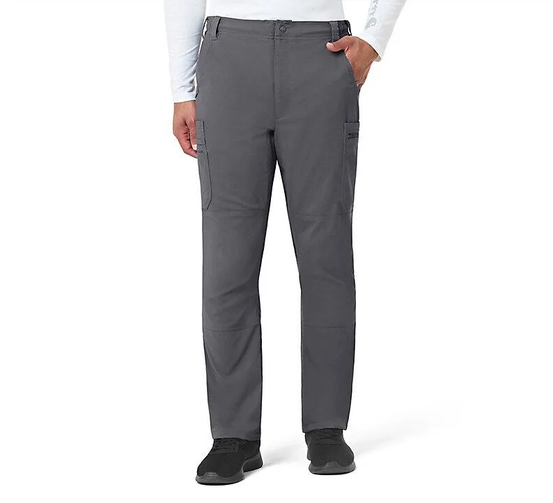 Men's Dress Pants for Special OccasionsCarhartt Men's Rugged Flex® Peak Cargo Scrub Pant_Pewter